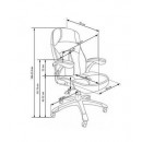 Кресло компьютерное HALMAR CARLOS черный